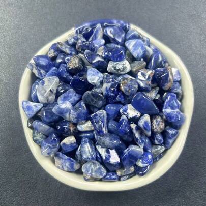 100g/500g natürliche blau-geäderte Steinsplitter, Terrarium Füllmaterial, Aquarium Dekorationssteine Heim Dekoration Vase Zimmer Dekoration Blumenvase Glasvase