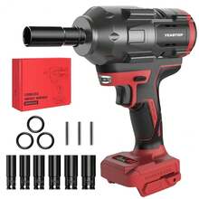 Cordl Impact Wrench 1/2 H For Miwaukee 18V Battery, 900Ft-Lbs(1200N.M) Brushl Impact Driver With 4-Mode Speed, High Torque - Multicolor - View 2