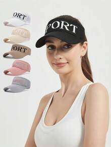 遮阳帽女士男士马尾沙滩帽夏季防紫外线户外旅行度假网眼透气棒球帽高尔夫帽