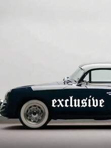 1 件专为汽车设计的挡风玻璃贴纸，支持自定义文字和字体，易于安装，适用于前挡风玻璃或保险杠，防水贴纸 - 彩色 - 查看 6