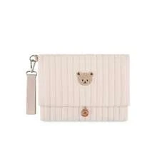 1 pieza Bolsa de pañales con diseño de oso, bolsa de aseo portátil para bebés, bolsa multifuncional para toallitas húmedas y pañales - Bolsa de toallitas húmedas - Ver 17