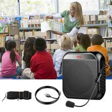 Rechargeable Voice Amplifier - 2200mAh Portable PA System With Headset Mic For Teachers & Presenters,Perfect Christmas Gift - Black - View 9