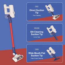 Kinder Staubsauger Spielzeug, 4 in 1 elektrisches Staubsauger Set zum Rollenspiel, Haushaltsreinigungsspielzeug mit Musik & Licht, Zusammenstellbares Lernspielzeug für Reinigung für Jungen Mädchen Geburtstagsgeschenk, einige Teile in Zufallsfarben