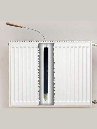 2pcs Radiator Brush Long Handle Dryer Lint Brush Vent Trap Cleaner Brushs 75cm Flexible Radiator Cleaner Brushs Washing Machine Cleaner Duster Cleaning Tools Fits Through Radiator Grills