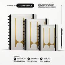 ISCOOL Hardcover Notebook With Monogram Minimal Profile, Letter W - White and Gold - View 2