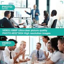 HD 1080P Pen Camera With 64GB Memory Card Included, Portable Surveillance And Camera, Easy To Use, Suitable For Home Office Meeting Recording, Indoor/Outdoor Use - màu đen - Xem 3