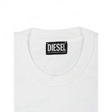 Diesel Men's Regular Fit Crew Neck T-Shirt White - White - View 4