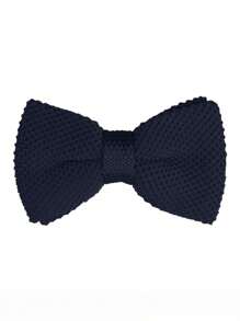 Children's Fashionable Knitted Double-Layer Bow Tie, Boys Girls Flower Girl Formal Wear British Style Baby Bow Tie, Suitable For 3-16 Years Old Kids To Wear For Performance, Wedding, Party, Daily