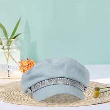 Women Beret Hats - 淺藍色 - 查看 5