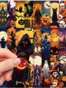 30 件万圣节书签 - 学校用品，非常适合日常办公使用，书籍配件书签，返校 - 彩色 - 查看 6