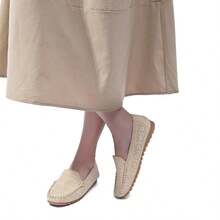 Women's Picadilly Shoes Modare Moccasin Breathable And Comfortable - 米色 - 查看 7
