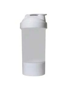 Kit 40 Coqueteleira 500ml Varias Cores Atacado 2 Doses Academia - Branco - Visão 2