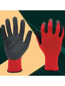 1/6/12 双园艺手套、工作手套、男士工作手套、园艺垃圾清理手套、女士园艺手套、园艺工具、园艺工作手套 - 彩色 - 查看 6