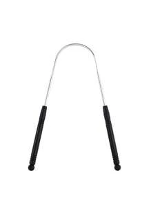 3/1 pieza, Rascador de lengua en forma de U para adultos, 1 rascador de lengua de acero inoxidable para reducir el mal aliento, productos de higiene masculina y femenina, herramientas de cuidado oral, sala de estar, familia, dormitorio, baño, suministros para el hogar, suministros de viaje, bodas, colas, cumpleaños, regalos para hombres, padres, amigos, Año Nuevo, accesorios, regalos divertidos (juego de varios piezas con colores aleatorios)