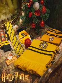 Harry Potter Wizard School Christmas Gift Set, Slytherin Scarf, Hat, Gloves, Tie, Birthday Gift,  Merchandise - Multicolor - View 5