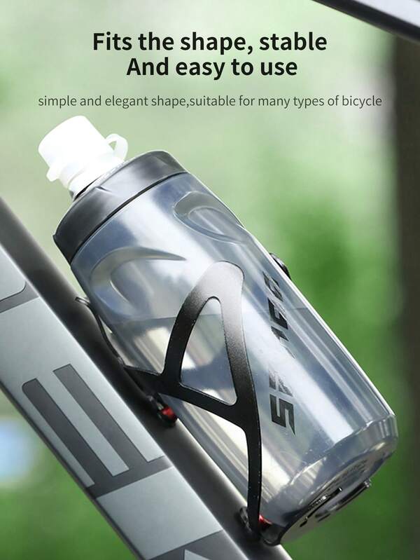 TOSUOD Ultralight Aluminum Alloy Bicycle Water Bottle Cage - Suitable For Mountain Bikes And Road Bikes, Black, Fashionable Cycling Accessory, Featuring Clamping Design, Mountain Bike Accessory, Lightweight Structure