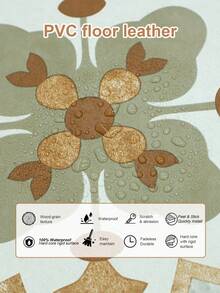 4/10 件装北欧复古风格地板贴纸，即撕即贴防水自粘式防水乙烯基地板，可拆卸地板砖 DIY 地板适用于厨房、餐厅、卧室和浴室地板砖客厅装饰房间装饰家居装饰壁纸墙纸地板砖自粘式地板砖剥离粘贴 - 彩色 - 查看 10