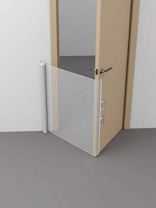 Retractable Pet Gate [Upgraded Anti-Climb Version], Universal For Cats & Dogs, Stair Barrier, Portable Foldable Safety Gate