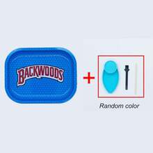 4 Stücke/Set Zigarettenrollschale Set | Größe - 18 cm x 14 cm | Cartoon Metall Rollschale - Perfektes Raucher Zubehör für Zigarettenpapiere und vorgefertigte Kegel Set