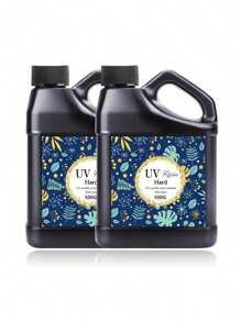 1-10pcs Upgrade Epoxy UV Resin Transparent Glue Adhesive, UV Quick Curing Silicone Mold Set For DIY Resin Casting Jewelry Crafts Making - Multicolor - View 9