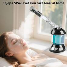 ¡RecomendadoVaporizador facial profesional 2 en 1 con tecnología de ozono UV – Crema hidratante para el cuidado natural del cabello, hogar y salón¡Top de Temporada - 1 - Ver 7