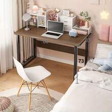 Computer Desk Laptop Pc Study Table Home Office Desk Furniture Workstation Table - Brown - View 6