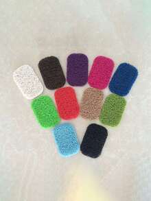 3PCS Soap Pads, Non-Slip Self Draining Soap Bar Holder Pads,Soap Savers For Bar, For Shower Bathroom Travel Kitchen Sink Hotel Cleaning Supplies, Soap Bar Saver Dish Soap Lift,Non-Slip Durable, 1PC - Multicolor - View 10