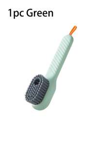 1 pièce Brosse de nettoyage de chaussures, brosse de nettoyage de chaussures, brosse à récurer en plastique pour vêtements, outil de nettoyage domestique