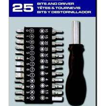 卡通件数 60 25 批头套装和螺丝刀套装 工具和工具刀头和螺丝刀，型号 1692