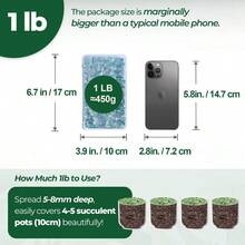 Crystal Chips Stone Crushed Quartz Glass 0.5LB Fluorite Tumbled Gravel Small Decorative Pebbles Bulk Mini Polished Rocks Pieces For Crafts Vases Filler Succulent Plants Aquarium Gravel Rocks - 0.5 磅+#8 - 翡翠 - 查看 3
