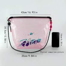 Transparent Waterproof Fashion Backpack Organizer Bag, Luggage Packing Cubes For Clothes, Swimwear, Cosmetics, With Strap, Large Capacity For Outdoor Travel And Toiletries, Waterproof Clear Backpack, Casual Style For Outdoor Sports Or Travel Convenience, School Backpack