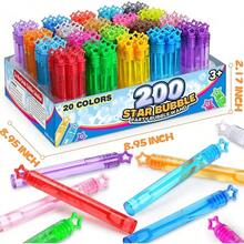 32 Pcs 8 Colors Neon Bubbles Party Favors For Kids, Mini Star Bubble Wand Bulk In Gift Box As Goody Bags Stuffer, Classroom Giveaways, Carnival Prizes Toy, Birthday Treats, Party Supplies For Toddlers,This Is The Best Gift To Give Them On Christmas, Halloween Or A Child's Birthday. - kid bubble - 查看 6