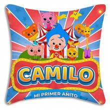 20251pc Pillow Covers Cartoon Anime P-Plims Plim Sofa Decorative Home Double-Sided Printing Short Plush Cute Cushion Cover