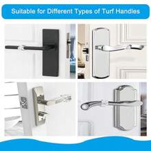 2pcs/4pcs/8pcs PVC Transparent Door Handle Bumper Protector, Door Handle Protector, Anti-Collision Door Stopper