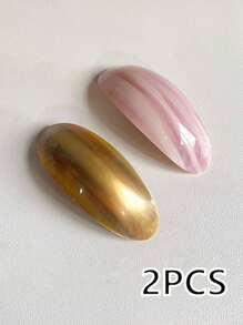 6pcs/3pcs/1pc Ins Hot Selling Fashion 8.5CM Oval Hairpins Retro Marbling Acetic Acid Spring Clip Hair Accessories For Woman Girls