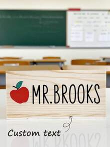 Porte-crayon personnalisé pour bureau, décoration pour la salle de classe, organisation des enseignants à la maison d'enfants, cadeaux d'enseignants personnalisés, cadeaux de rentrée scolaire pour les enseignants, fournitures de cadeaux de Noël