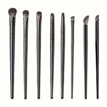 6/8/10pcs Soft Eyeshadow Brush Set Eye Makeup Smudge Silkworm Eyeliner Blade Eye Detail Small Makeup Brush
