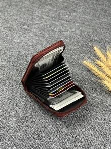 HOVI'S Men Waterproof Travel Toiletries Storage Bag Portable Makeup Organiser Zipper Handbags Retro Stitching Pu Leather Toiletry Bag Large Capacity Travel Business Trip Men's Portable Toiletry Storage Bag Christmas Gifts Gifts For Men Pouch Christmas Bags Waterproof Backpack Men's Gifts , Vintage - Khaki - View 2