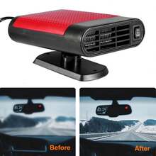 12V Portable Car Electric Window Heater Windshield Dryer Fan Defroster (Red) - 12V - View 5
