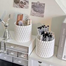 1 hộp đựng bút xoay để bàn, dung tích lớn và thiết kế trang nhã, phù hợp cho học sinh/văn phòng, phong cách tối giản. - A - Xem 6