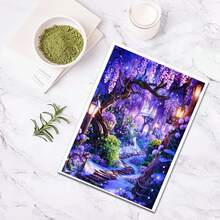 1 套钻石画套件，钻石艺术套件 - 全钻钻石点画 DIY 5D，全钻艺术和工艺品，适用于家居墙面装饰礼品，城堡钻石艺术套装 - 彩色 - 查看 4