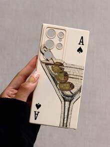Poker Cocktail Liquid Silicone Mobile Phone Case Full-Body Protection Shockproof Anti-Fall TPU Soft Rubber Case Compatible With IPhone 16/11/12/13/14/15/15pro/15 Plus/15 Promax/7plus/8plus/X/Xs Max/Xr/11pro/12pro/13pro/14pro/12mini/13mini/11promax/12promax/13promax/14promax/14plus/6/6s/6plus/7/8/16Pro/16plus/16promax/Se&Compatible With Samsung Galaxy/A54/A14/A12/A13/A15/A32/A33/A24/A52S/S20/S21/S22/S23/S24/S23Plus/S24ultra/S25/A15/A33/A23 Waterproof Scratch Resistant - 1pc - 查看 4