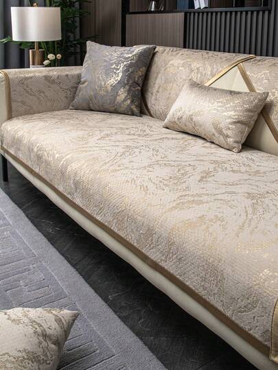 غطاء أريكة من الشينيل قطعة واحدة، غطاء أريكة عالمي لجميع المواسم، غطاء ظهر الوسادة، واقي الأريكة، مناسب لغرفة النوم والمكتب وغرفة المعيشة وديكور المنزل