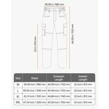 FR Pants For Men Flame-Resistant Cargo Pants Multi-Pockets M Size Black - Black - View 7