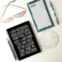 1PC Spiral Notebook - Professional Thick Paper Journal With No-Bleed Lined Pages & Inner Pocket | Premium Writing Notebook For Office Professionals, College Students & Business Meetings