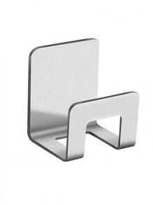 1 件厨房不锈钢海绵架自粘式水槽海绵沥水架挂钩收纳架厨房水槽配件