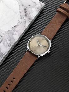 TOMI TOMI Men's Watch With Wallet And Pen, Minimalist & Elegant Calendar Business Style Quartz Watch, High-Quality Leather Strap, Gift Box Set Suitable For Daily Life, Business Events, Father's Day, Valentine's Day, Back To School