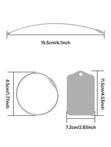 Customized Luggage Tag, Fashionable And Lightweight Luggage Tag For Travel Groups, Luggage Identification Tag, Airline Boarding Pass, Corporate Team Building Travel Identification Card, Luggage Tag, Backpack, Handbag And Schoolbag Nameplate, Summer And Winter Travel Accessories, Pet ID Tag, Travel Essentials Travel Storage Bag, Automotive Decor, Family And Friend Travel Gifts,New Year Glamour - Multicolor - View 11