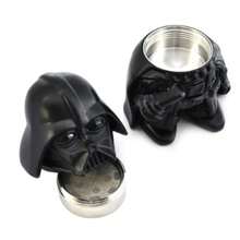 Star Wars 全新热销烟草研磨机，星球大战黑色通用金属锌合金研磨机 - 彩色 - 查看 9