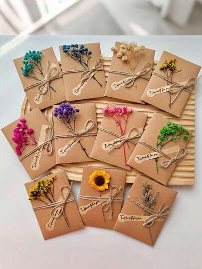 6 بطاقات تهنئة زهرية عتيقة - بطاقات شكر يدوية الصنع من ورق كرافت بأظرف ذاتية الإغلاق، مناسبة للأعراس والأعياد والجنازات والتخرج وغيرها من المناسبات - بطاقات عزاء وتهنئة أنيقة، مناسبة للأعمال الصغيرة والعائلات (أنماط زهرية عشوائية)